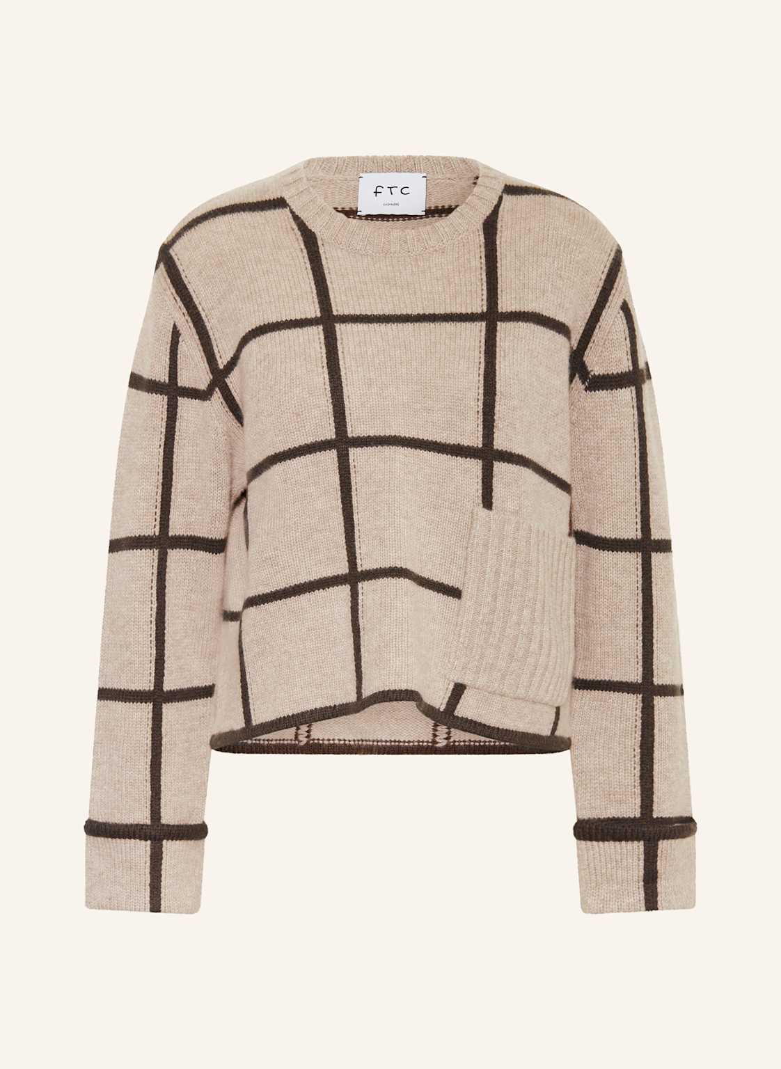 Ftc Cashmere Cashmere-Pullover grau von FTC CASHMERE