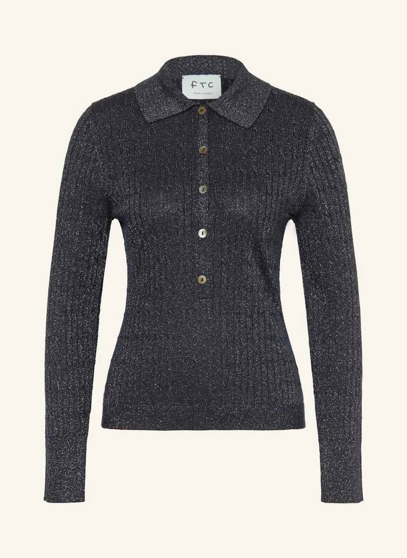 Ftc Cashmere Pullover Mit Cashmere Und Glitzergarn blau Ftc Cashmere Pullover Mit Cashmere Und Glitzergarn blau von FTC CASHMERE