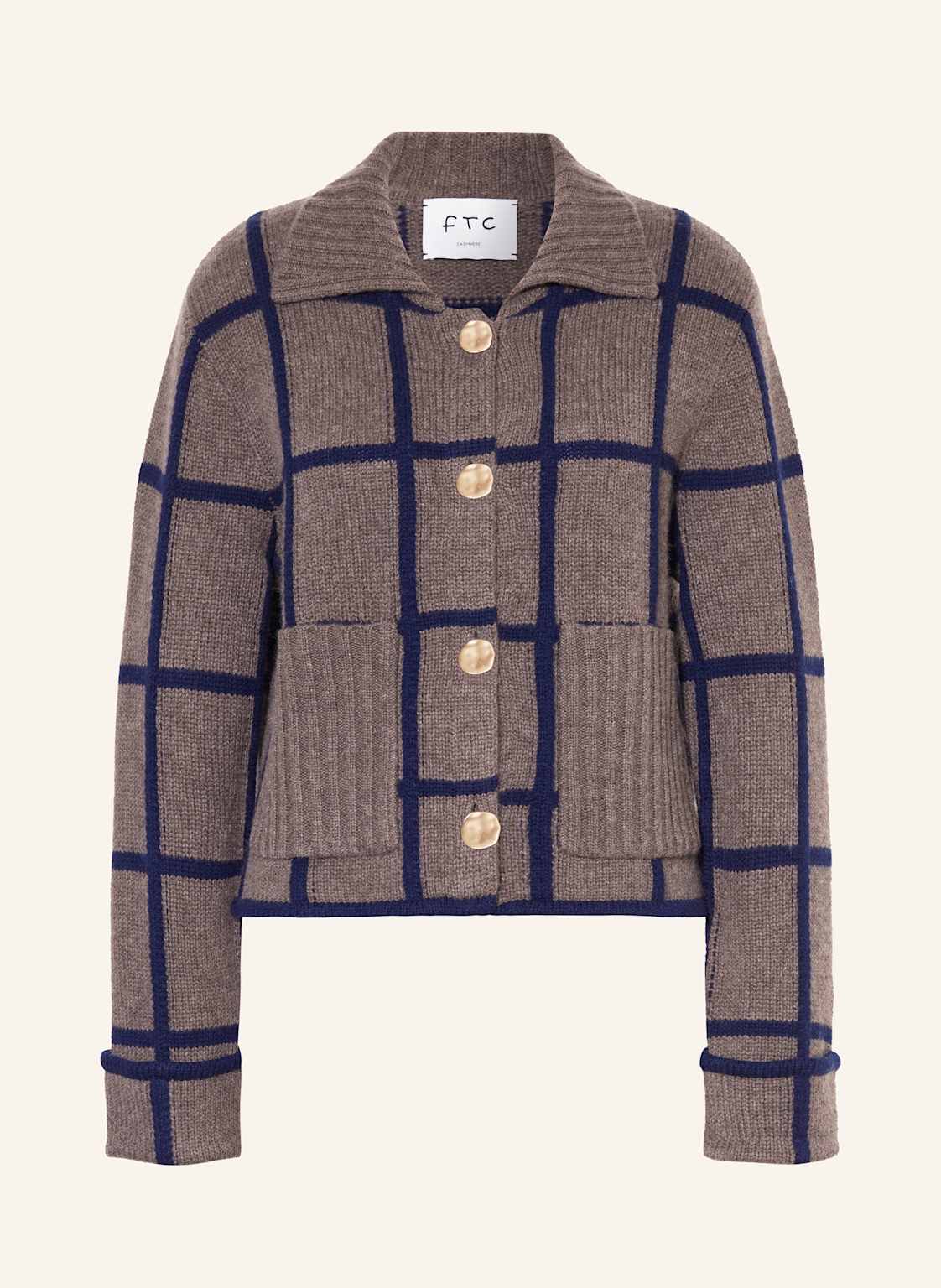 Ftc Cashmere Strickjacke Aus Cashmere braun Ftc Cashmere Strickjacke Aus Cashmere braun von FTC CASHMERE