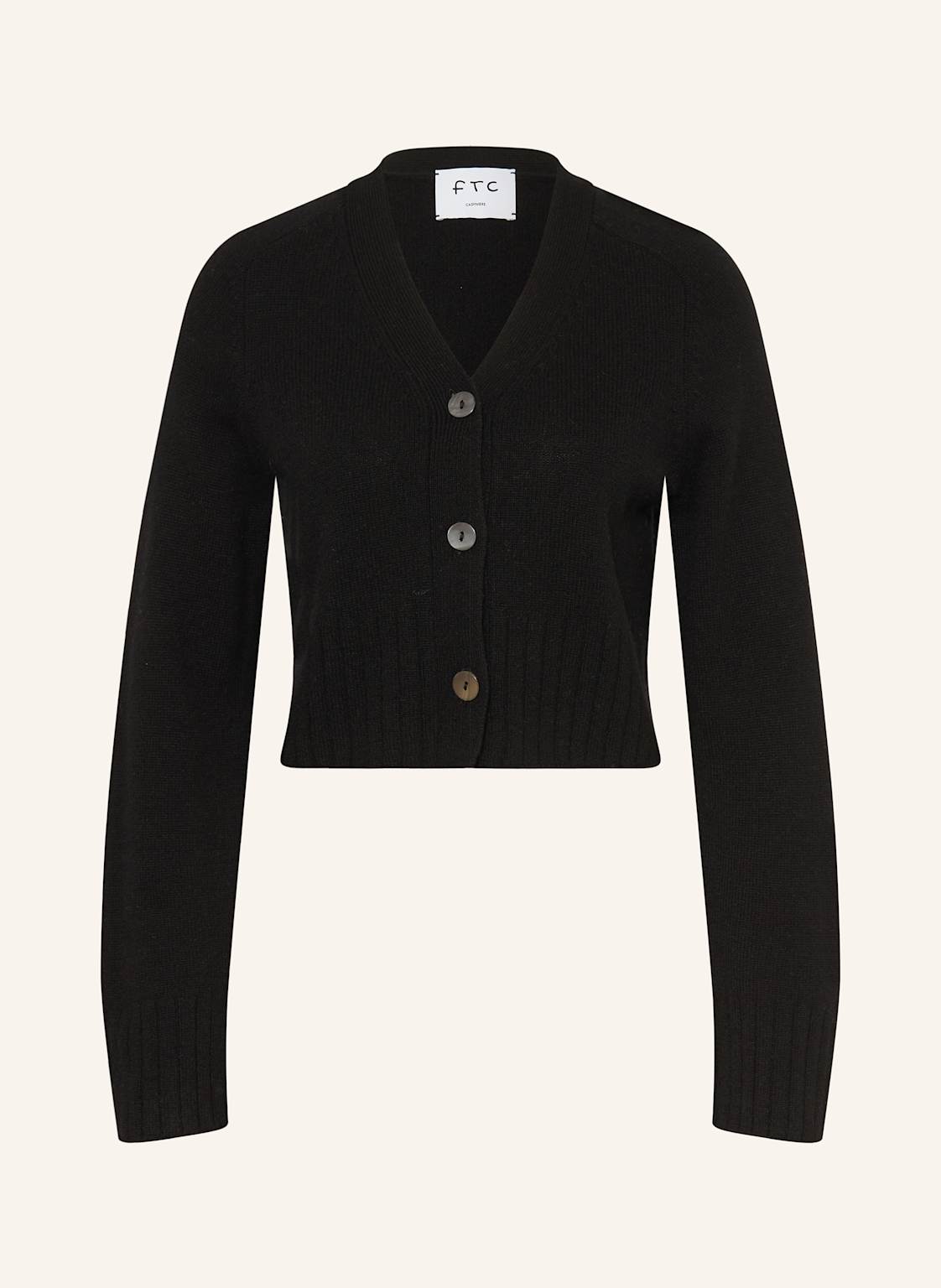 Ftc Cashmere Strickjacke Aus Cashmere schwarz Ftc Cashmere Strickjacke Aus Cashmere schwarz von FTC CASHMERE