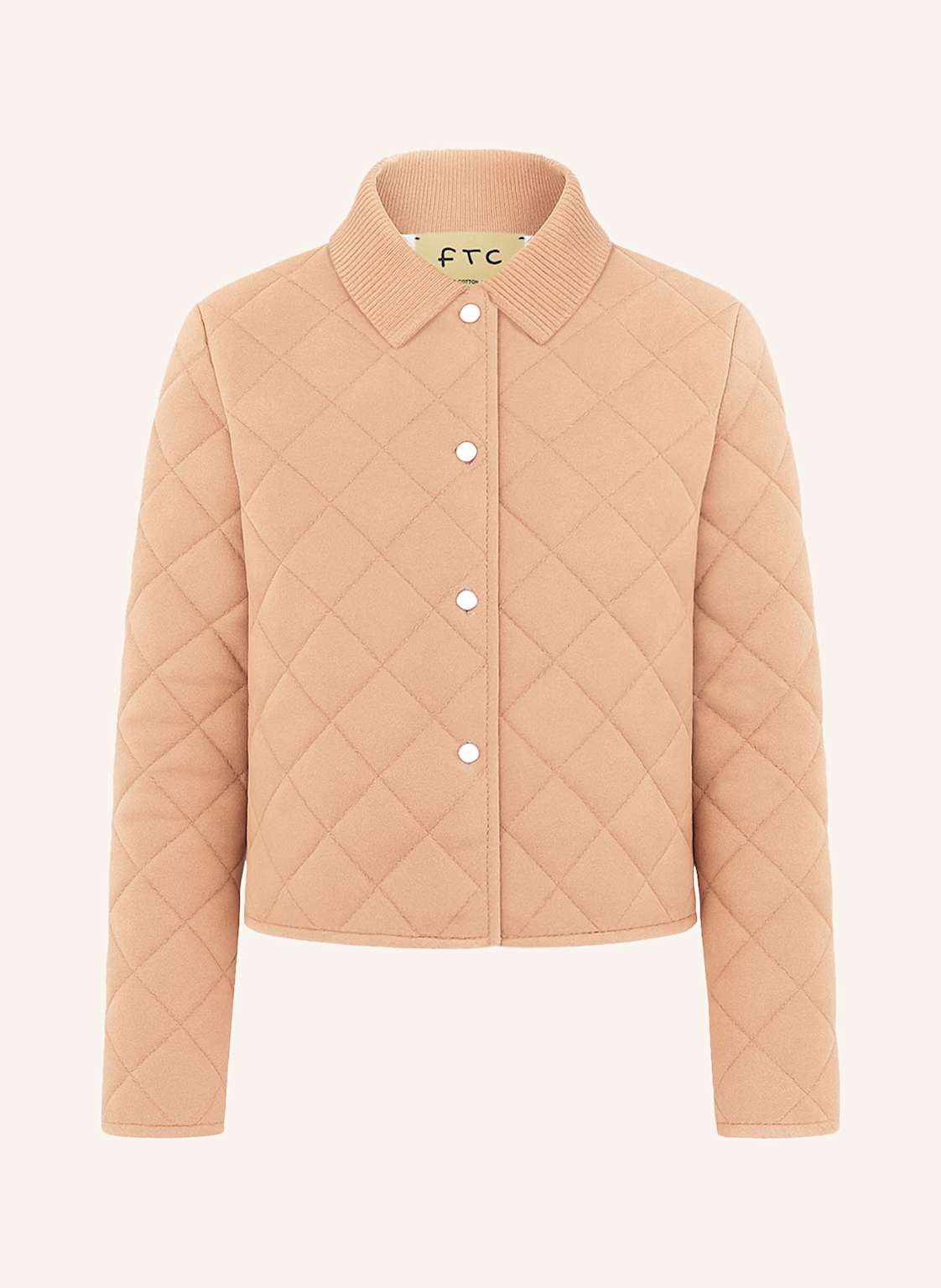 Ftc Cashmere Strickjacke Mit Cashmere beige von FTC CASHMERE