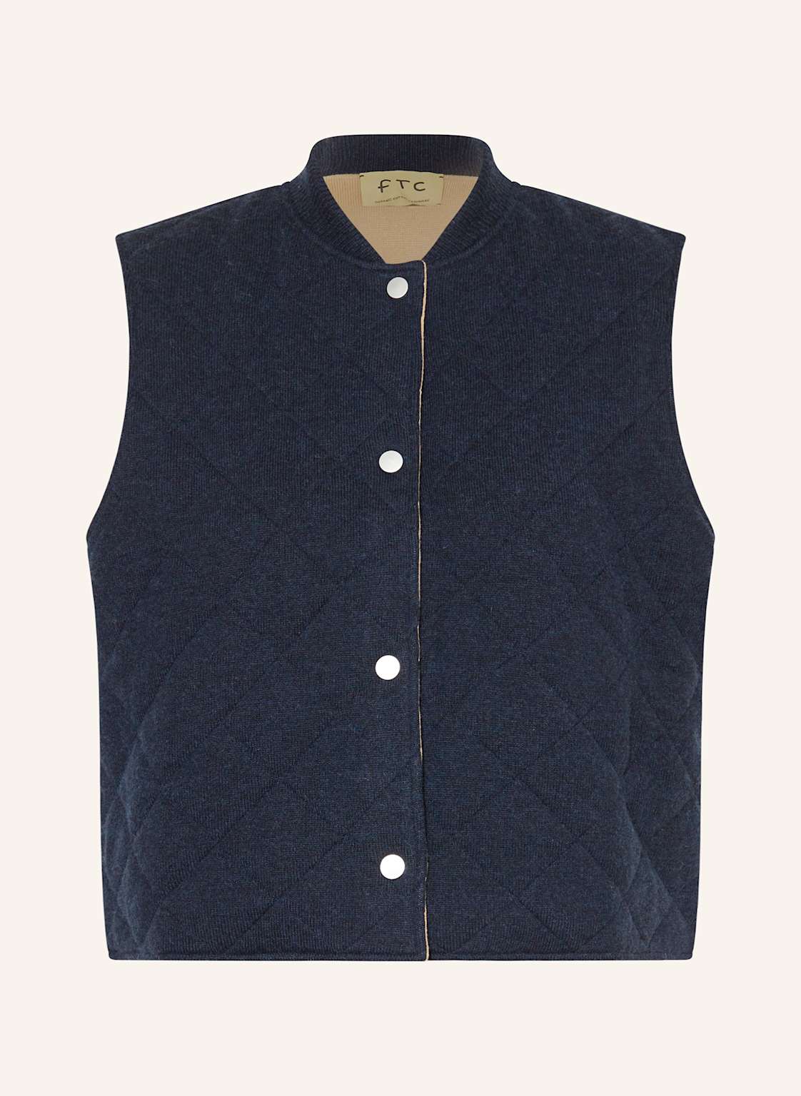 Ftc Cashmere Strickweste Mit Cashmere blau Ftc Cashmere Strickweste Mit Cashmere blau von FTC CASHMERE