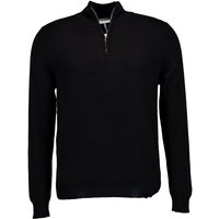 FTC Cashmere Herren Troyer schwarz Cashmere unifarben von FTC Cashmere