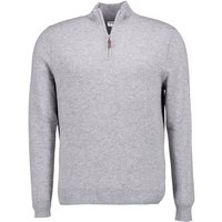 FTC Cashmere Herren Troyer grau unifarben von FTC Cashmere