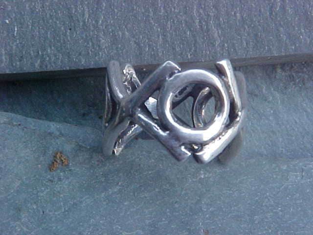 Umarmungen Und Kisses X Es O " S Custom Band in Sterling Silver Kam Design Free Us Versand Umarmungen Und Kisses X Es O " S Custom Band in Sterling Silver Kam Design Free Us Versand von FTRKAM