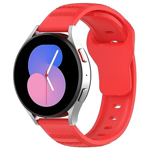 FTRONGRT 22mm Uhrenarmband Kompatibel mit Xiaomi Watch S1 Active, Weiches Silikonarmband, Ersatzarmband für Xiaomi Watch S1 Active- (Rot) von FTRONGRT