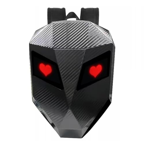 FTVOGUE LED-Rucksack mit Augen, Moderucksack, Wasserdichter Schulter-Reiserucksack, für Männer und Frauen, mit Laptop-Rucksack-Funktion von FTVOGUE