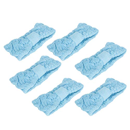 Make-up-Haarband, Elastisches Spa-Haarband, Spa-Dusch-Make-up Zum Gesichtswaschen (hellblau) von FTVOGUE