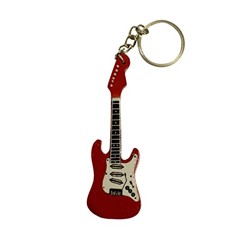 FTWDesign E-Gitarre Schlüsselanhänger in rot von FTWDesign