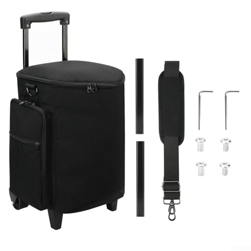 Leichte Nylon-Tragelösung für Bose für S1 Pro Lautsprecher mit glatten Rädern und mehreren Organizer-Taschen, Wie abgebildet Leichte Nylon-Tragelösung für Bose für S1 Pro Lautsprecher mit glatten Rädern und mehreren Organizer-Taschen, Wie abgebildet von FUANA