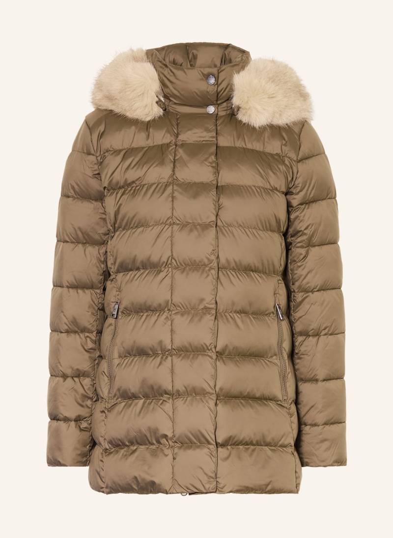 Fuchs Schmitt Steppjacke Mit Kunstfell Und Abnehmbarer Kapuze gruen von FUCHS SCHMITT