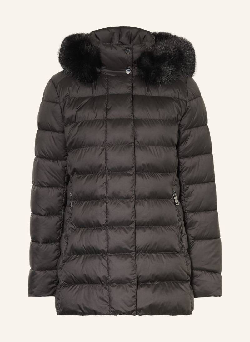 Fuchs Schmitt Steppjacke Mit Kunstfell Und Abnehmbarer Kapuze schwarz von FUCHS SCHMITT