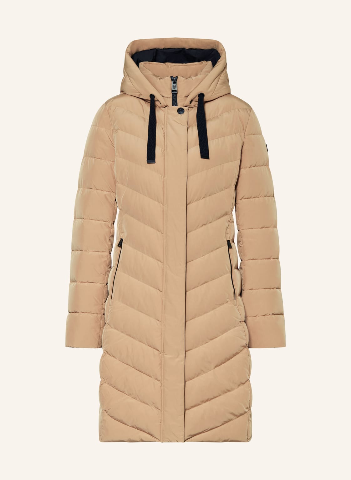 Fuchs Schmitt Steppmantel Mit Abnehmbarer Kapuze beige von FUCHS SCHMITT