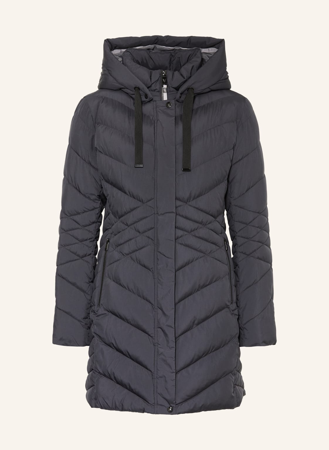 Fuchs Schmitt Steppmantel Mit Abnehmbarer Kapuze blau von FUCHS SCHMITT