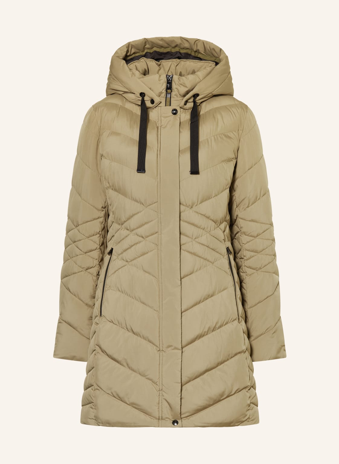 Fuchs Schmitt Steppmantel Mit Abnehmbarer Kapuze gruen von FUCHS SCHMITT