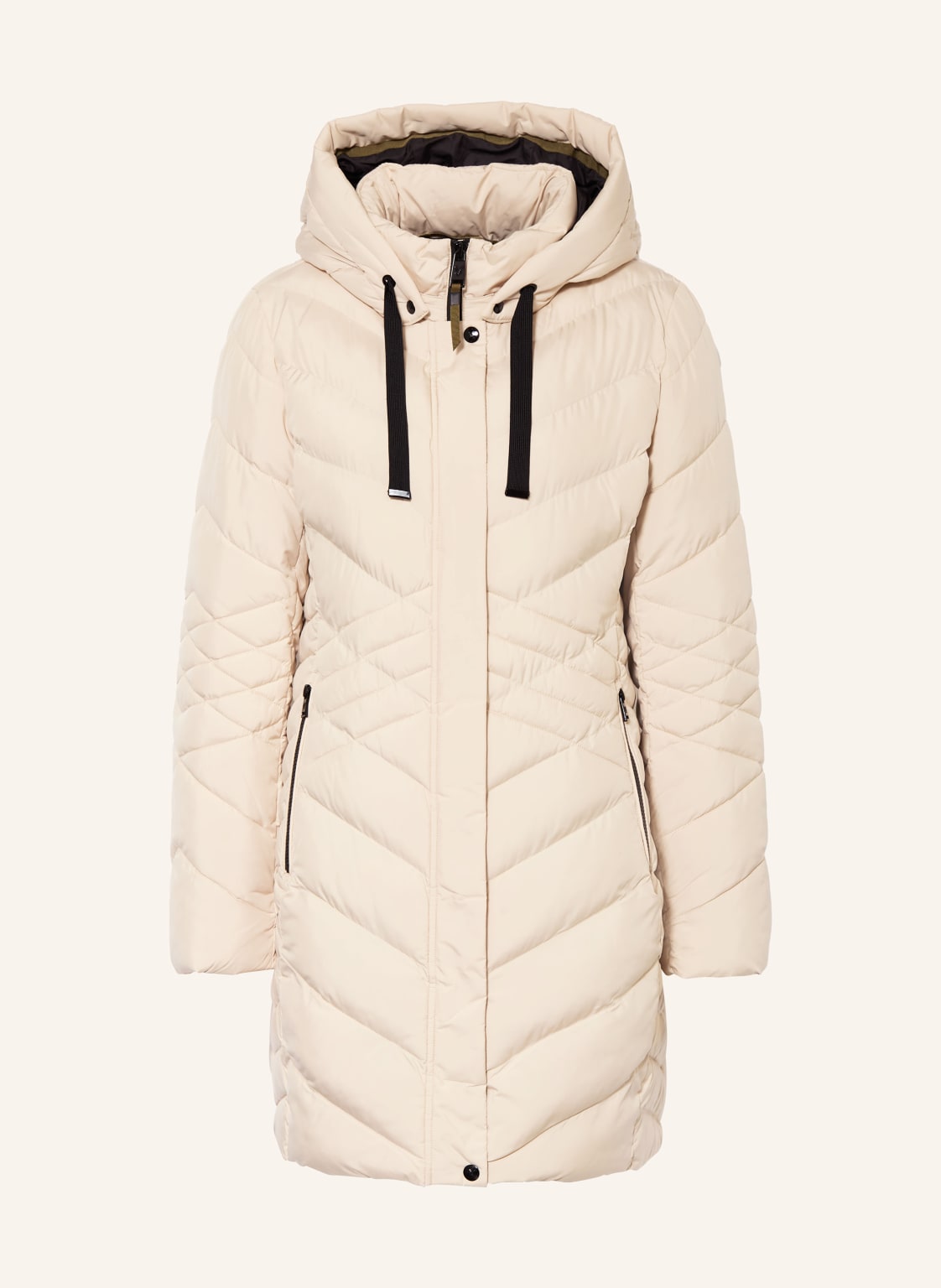 Fuchs Schmitt Steppmantel Mit Abnehmbarer Kapuze weiss von FUCHS SCHMITT