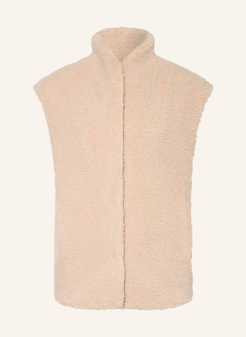 Fuchs Schmitt Teddyfell-Weste weiss von FUCHS SCHMITT