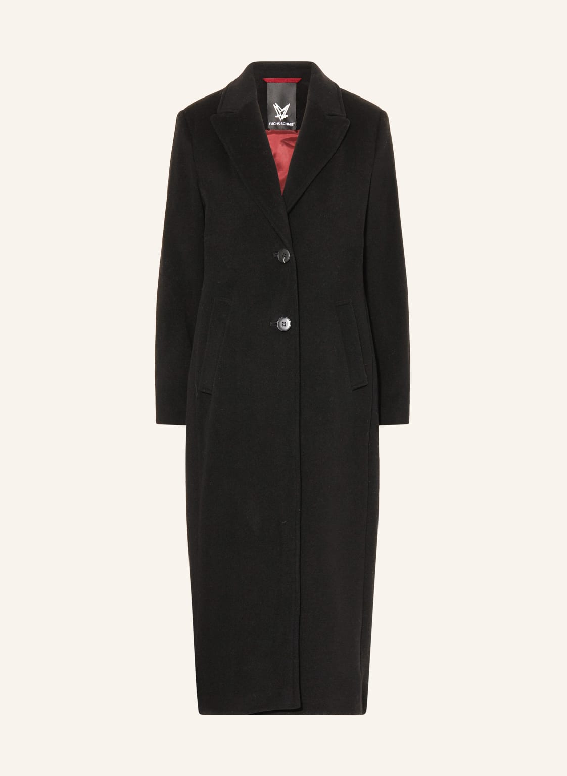 Fuchs Schmitt Wollmantel schwarz von FUCHS SCHMITT