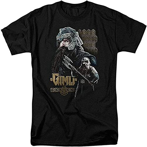 Herren T-Shirt "The Lord of The Rings", Gimli, für Erwachsene, 869, Schwarz , XL Herren T-Shirt "The Lord of The Rings", Gimli, für Erwachsene, 869, Schwarz , XL von FUDAO