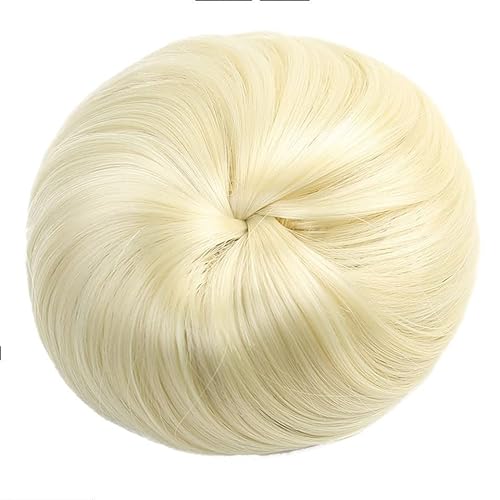 Bun Haarteile Dutts, synthetische Chignon-Haarteile for Frauen, Gril Lady, Kunstfaser-Haarverlängerung, Chignon, Donut-Dutt, Perücke, Haarteil, Hochsteckfrisur, Clip-in-Ballett Brötchen-Haarteil (Col von FUHAI-666