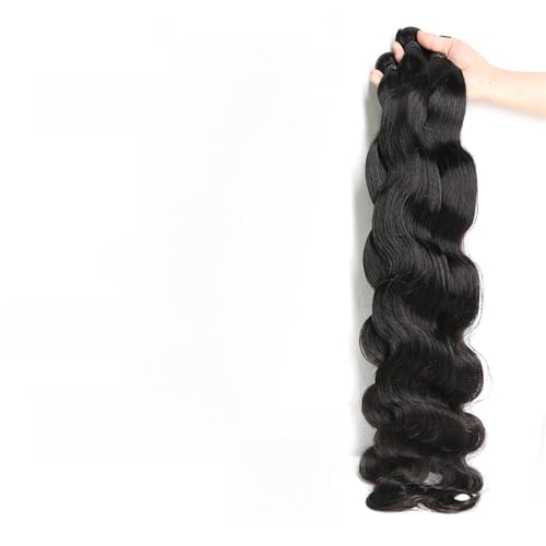 Human Hair Bundles Menschliches Haar Bundles Weben Brasilianische Haar Bundles Lose Körper Welle 1/3/4 Bundles Reines Rohes Remy Haar Extensions for frauen 12-32 zoll human hair weave (Size : 1PC 22i von FUHAI-666