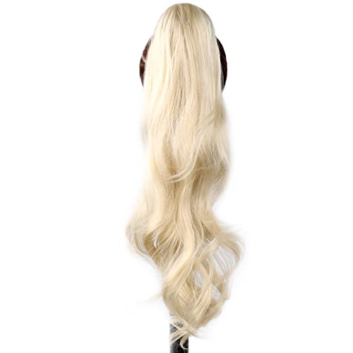 Pferdeschwanzverlängerung 32-Zoll-Kunststoff-Flexible Wrap-Around-Pferdeschwanz-Länge Pferdeschwanz-Verlängerungen Blonde Pferdeschwanz-Haarteile for den täglichen Gebrauch von Frauen Pferdeschwanz-Ha von FUHAI-666