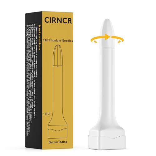 Beauty Derma-Stempel, Mikroneedling-Stempel für Gesicht und Körper, Derma-Mikroneedling-Roller für Bart, Dermarollerstempel, 0,25 mm von FUHUIM