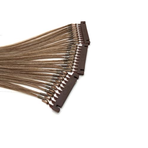 FUIBEJAE 6D Echthaarverlängerung der ersten Generation 6D Maschine Schnelle No Track Groove Verbindung zum Kopfhaar Echthaarverlängerung für Frauen 10 Reihen,22inch von FUIBEJAE