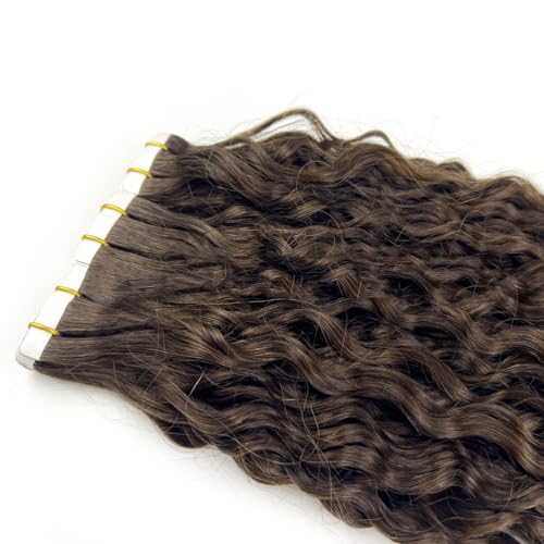 Klebeband in Echthaarverlängerungen Dunkelbraun Seidig Gerade Echthaar Verlängerungen Klebeband in Remy Echthaar Klebeband für Frauen 40 Stück 100G,20inch Klebeband in Echthaarverlängerungen Dunkelbraun Seidig Gerade Echthaar Verlängerungen Klebeband in Remy Echthaar Klebeband für Frauen 40 Stück 100G,20inch von FUIBEJAE
