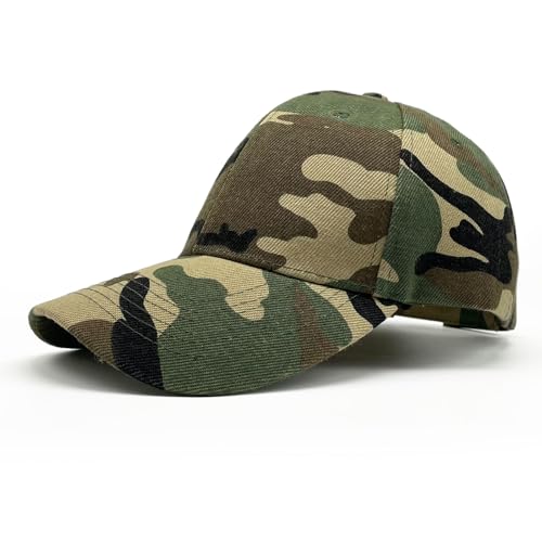 FUIPVGI Baseball Cap Kids Jungen Mädchen, Verstellbare Kinder Kappe Hut Baseballkappe Sonnenhut Camouflage Cap Army Cap für 2-12 Jahre Alt von FUIPVGI