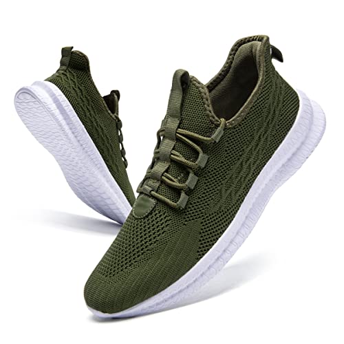 FUJEAK Women's Trainers, Sports Shoes, Lightweight Fashioh Trainers, Shoes, Road Running Shoes, Running Shoes, Walking Shoes Grün EU 36 von FUJEAK