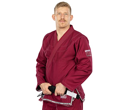 FUJI Herren Jj BJJ Suparaito Gi, Burgunder, A0 von FUJI