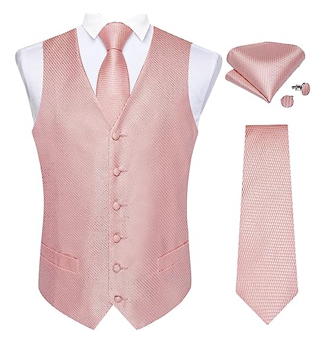 FULBHPRINT Männer Seide Anzug Weste Formelle Kleidung Ärmellose Jacke Hochzeit Weste Fliege Krawatte Einstecktuch Set FULBHPRINT Männer Seide Anzug Weste Formelle Kleidung Ärmellose Jacke Hochzeit Weste Fliege Krawatte Einstecktuch Set von FULBHPRINT
