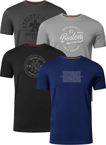 FULL TIME SPORTS Herren Baumwolle T-Shirt 4er Set Pack PRINT-001-PACK-6-XXL FULL TIME SPORTS Herren Baumwolle T-Shirt 4er Set Pack PRINT-001-PACK-6-XXL von FULL TIME SPORTS