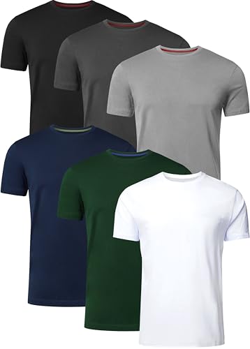FULL TIME SPORTS Herren T-Shirt 6er Set Pack TEM1-ASSOR-S von FULL TIME SPORTS