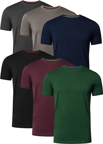 FULL TIME SPORTS Herren T-Shirt 6er Set Pack TEM1-DARK-XXL von FULL TIME SPORTS