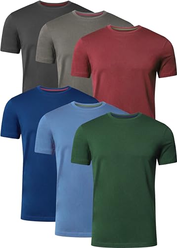 FULL TIME SPORTS Herren T-Shirt 6er Set Pack TEM1-MEL-S von FULL TIME SPORTS