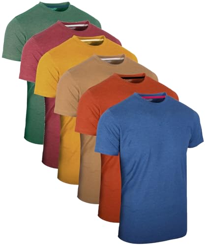 FULL TIME SPORTS Herren T-Shirt 6er Set Pack TEM1-PASMEL-M von FULL TIME SPORTS