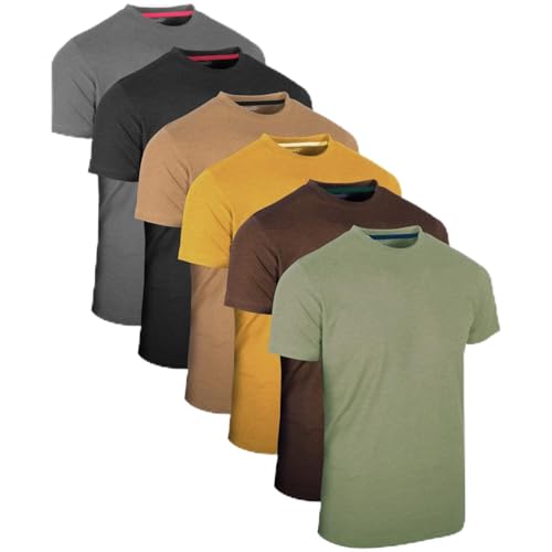 FULL TIME SPORTS Herren T-Shirt 6er Set Pack TEM1-VINT-M von FULL TIME SPORTS