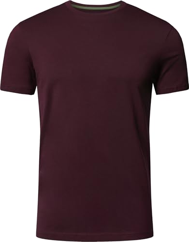 FULL TIME SPORTS Herren T-Shirt einzeln verpackt S-001-Burgundy-XXXL von FULL TIME SPORTS