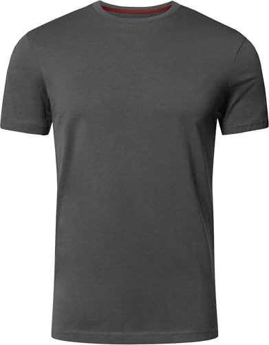 FULL TIME SPORTS Herren T-Shirt einzeln verpackt S-001-Charcoal-XXXL von FULL TIME SPORTS