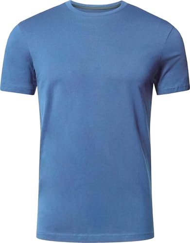 FULL TIME SPORTS Herren T-Shirt einzeln verpackt S-001-MidBlue-L von FULL TIME SPORTS
