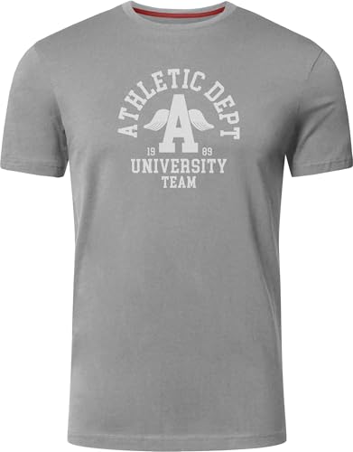 FULL TIME SPORTS Herren T-Shirt einzeln verpackt SP-Ath1-GreyMelange-S von FULL TIME SPORTS