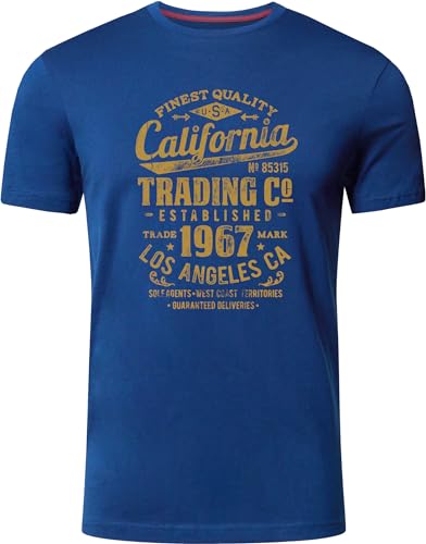 FULL TIME SPORTS Herren T-Shirt einzeln verpackt SP-CalT-Oceanblue-XXL von FULL TIME SPORTS