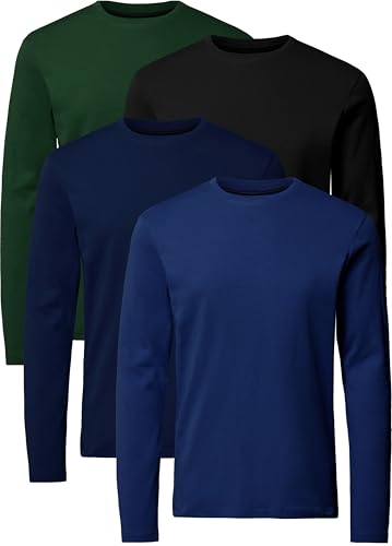 FULL TIME SPORTS Langarm T Shirt Herren 4er Pack FTS-640-WINTER-6-M von FULL TIME SPORTS