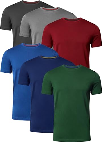 FULL TIME SPORTS T Shirt Herren 6er Pack Tshirt FTS-634-PACK-T1-L von FULL TIME SPORTS