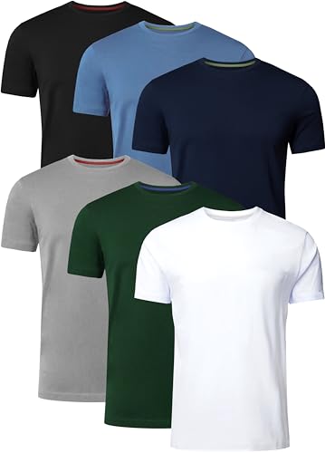 FULL TIME SPORTS T Shirt Herren 6er Pack Tshirt FTS-634-PACK-T3-S von FULL TIME SPORTS