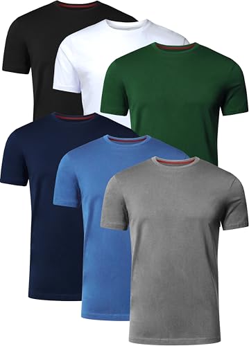 FULL TIME SPORTS T Shirt Herren 6er Pack Tshirt FTS-634-PACK-T3-XXL von FULL TIME SPORTS