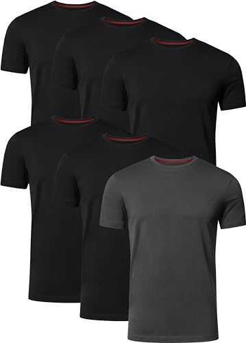 FULL TIME SPORTS T Shirt Herren 6er Pack Tshirt FTS-634-PACK-T4-XL von FULL TIME SPORTS