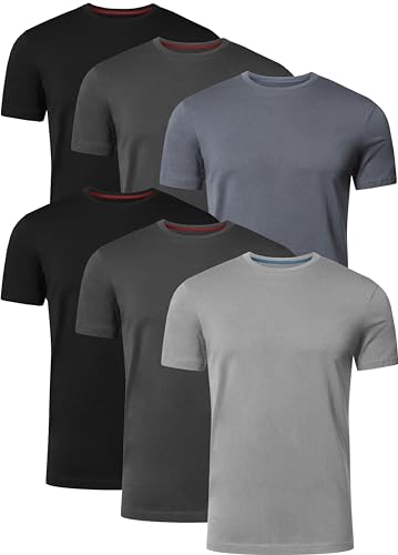 FULL TIME SPORTS T Shirt Herren 6er Pack Tshirt FTS-634-PACK-T5-M von FULL TIME SPORTS